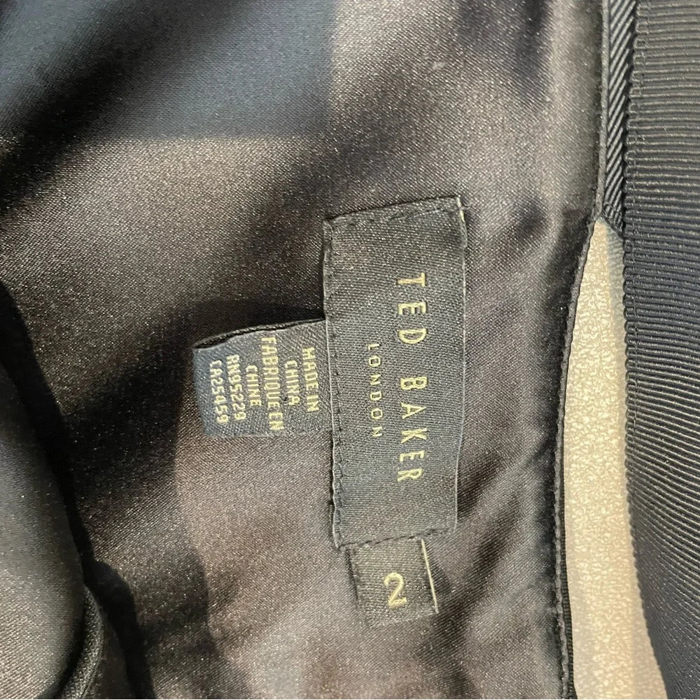 Ted Baker Black Sheath Halter Dress - Picture 3 of 4